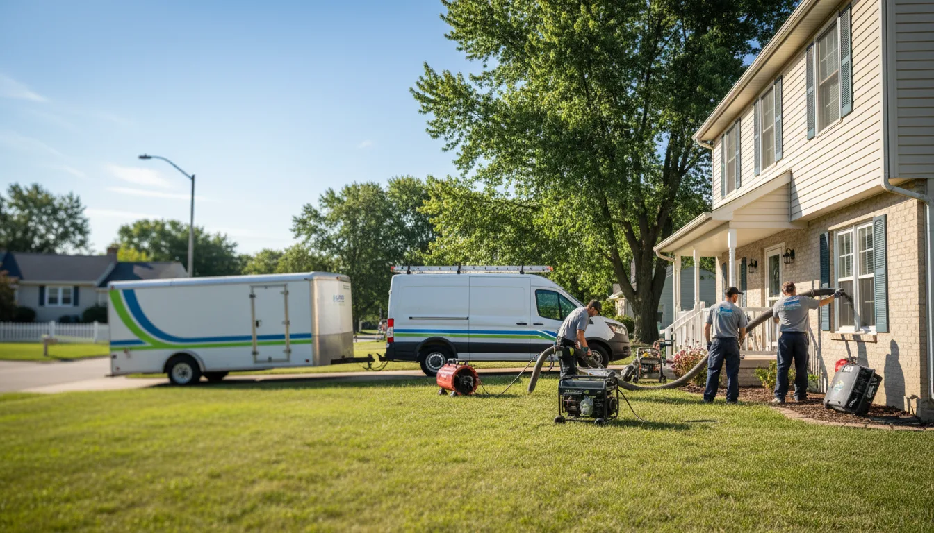 Flooded Basement Restoration And Cleanup With Repair in West Branch, IA near me